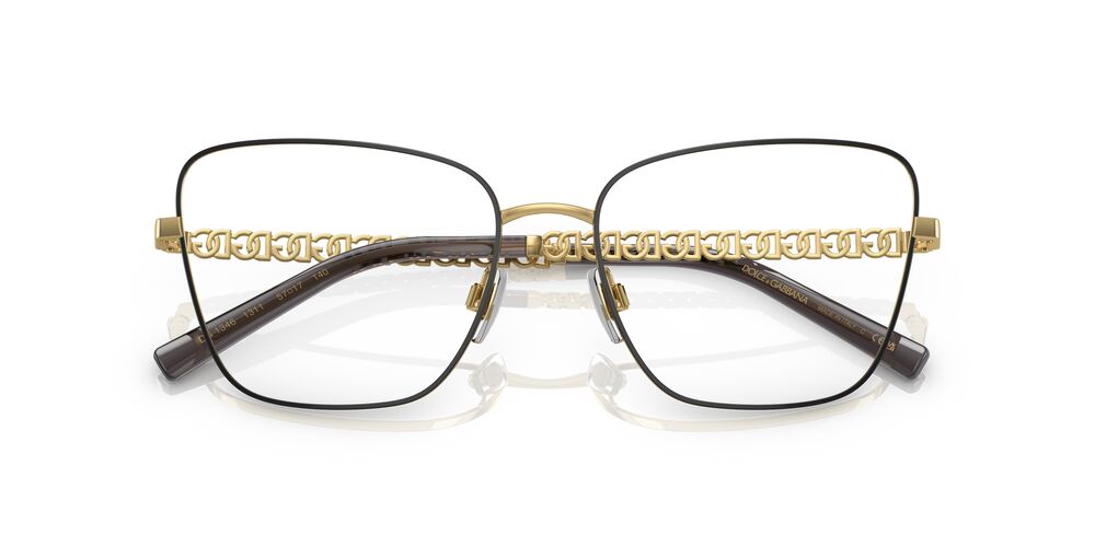 Lentes Oftálmicos Dolce & Gabbana DG1346 Negro/Dorado