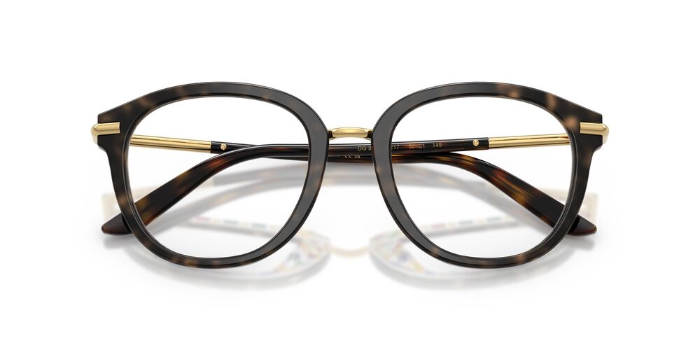 Lentes Oftálmicos Dolce & Gabbana DG3410 Carey/Blanco