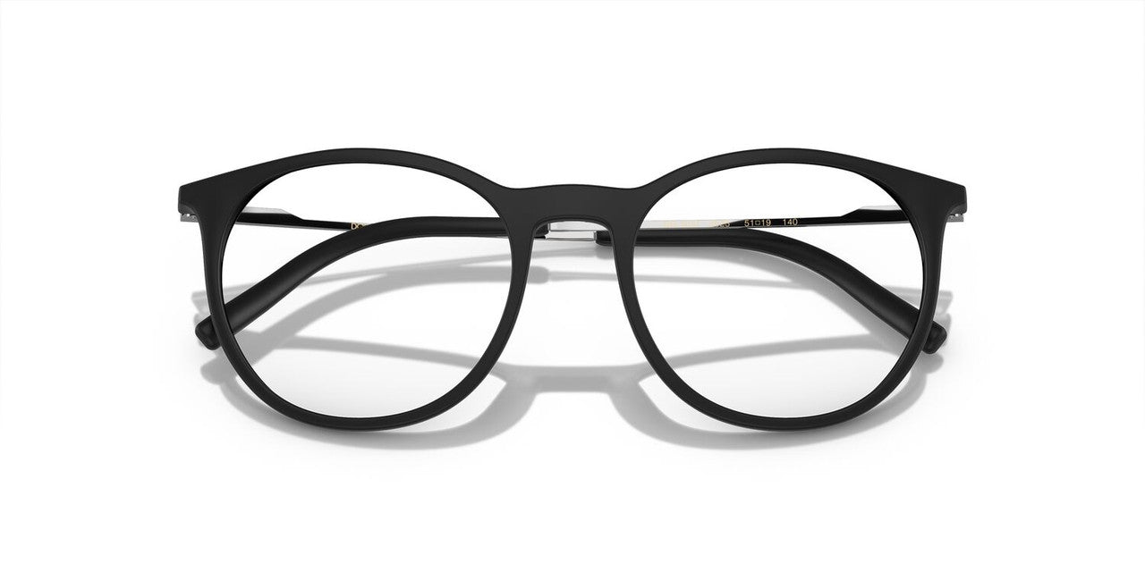 Lentes Oftálmicos Dolce & Gabbana DG5031 Negro/Plat.Osc