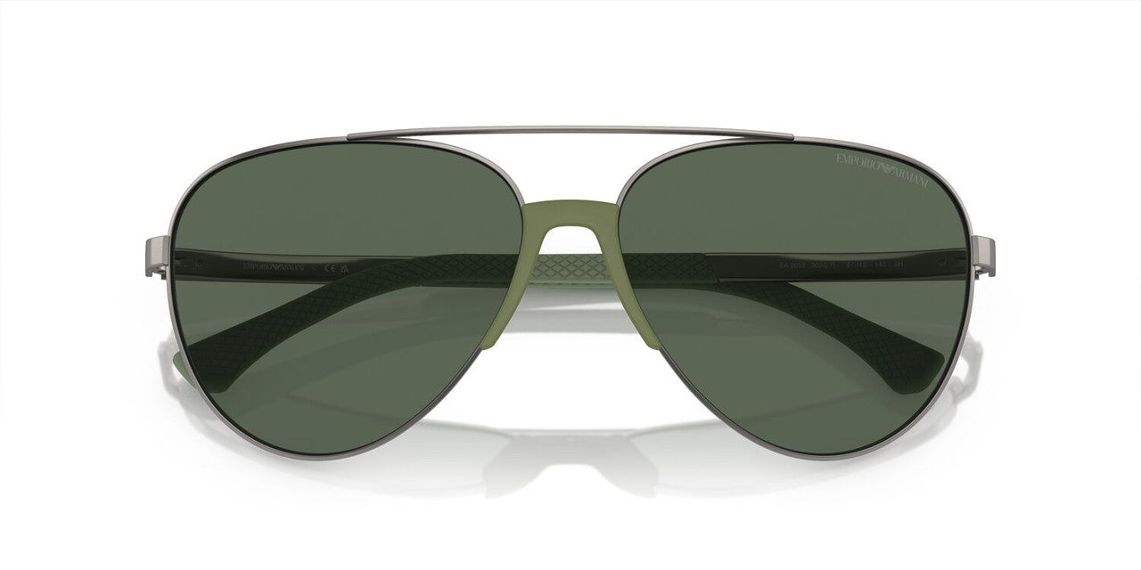 Lentes De Sol Emporio Armani EA2059 Plateado Mate