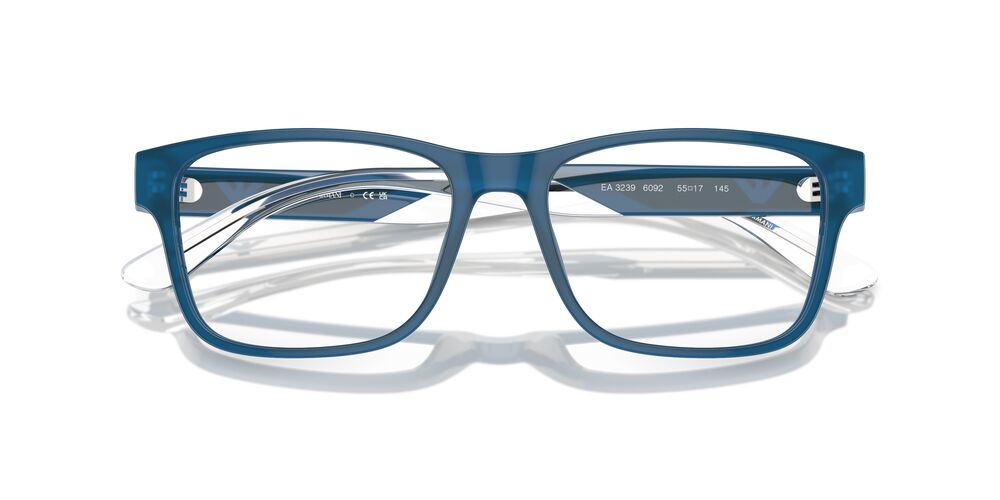 Lentes Oftálmicos Emporio Armani EA3239 Azul/Plateado