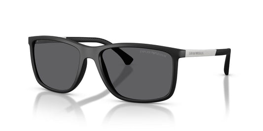 Lentes De Sol Emporio Armani EA4058 Negro/Plateado