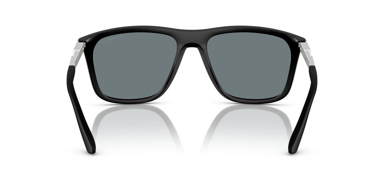 Lentes De Sol Emporio Armani EA4237 Negro Mate/Plateado