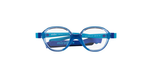 Lentes Oftálmicos Miraflex Jr MF4003 Azul Transparente