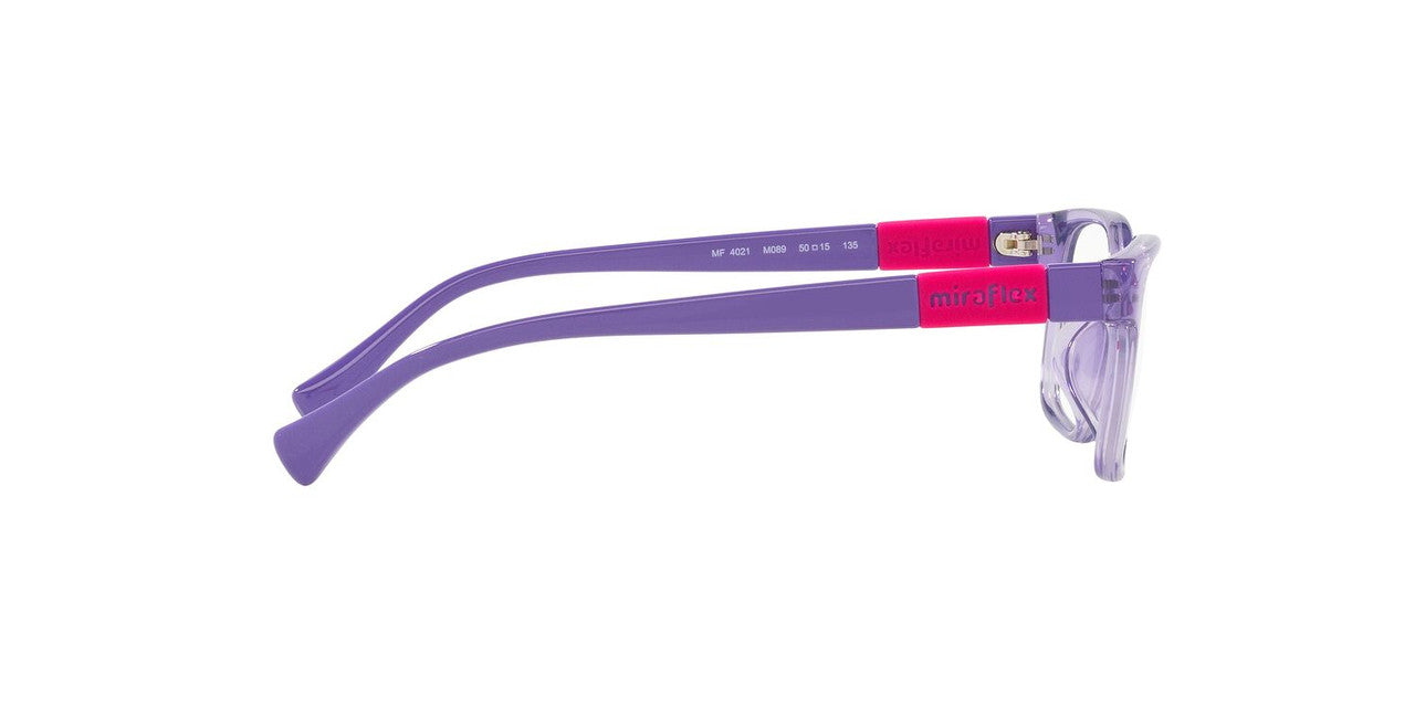 Lentes Oftálmicos Miraflex Jr MF4021 Violeta Transparente