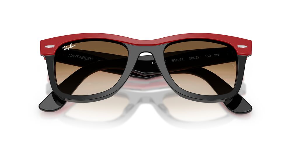 Lentes De Sol Ray-Ban RB2240 Rojo/Negro