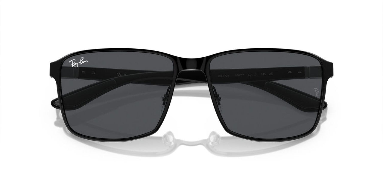 Lentes De Sol Ray-Ban RB3721 Negro Mate