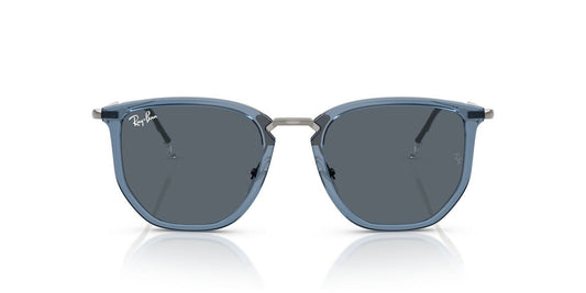 Lentes De Sol Ray-Ban RB4451 Azul Transparente
