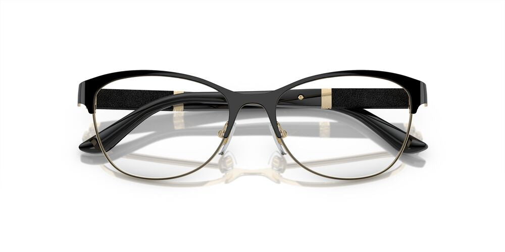 Lentes Oftálmicos Versace VE1233Q Negro/Dorado