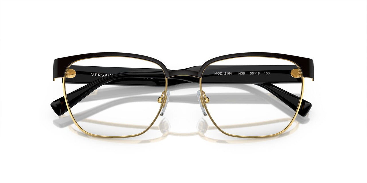 Lentes Oftálmicos Versace VE1264 Negro/Dorado