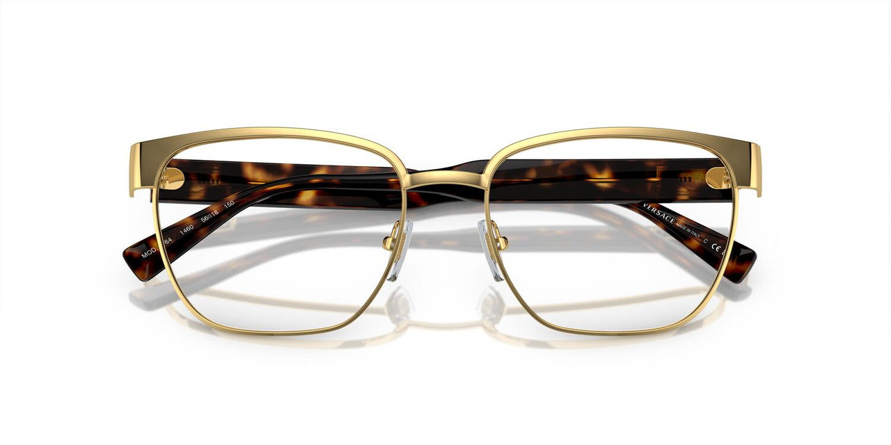 Lentes Oftálmicos Versace VE1264 Dorado/Cafe