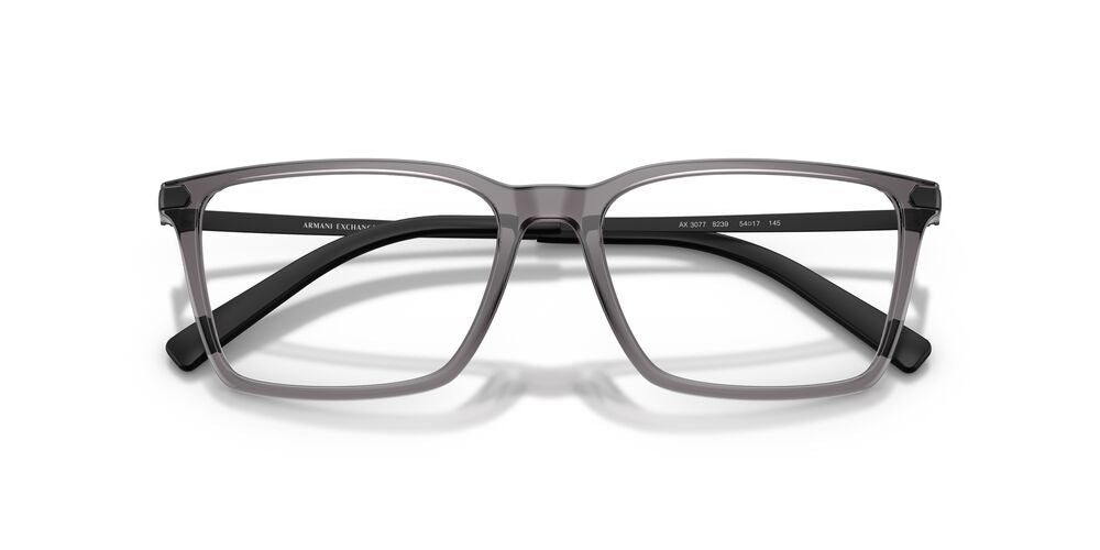 Lentes Oftálmicos Armani Exchange AX3077 Gris Transparente