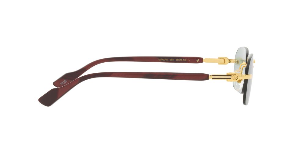 Lentes De Sol Gucci GG1221S Dorado/Vino
