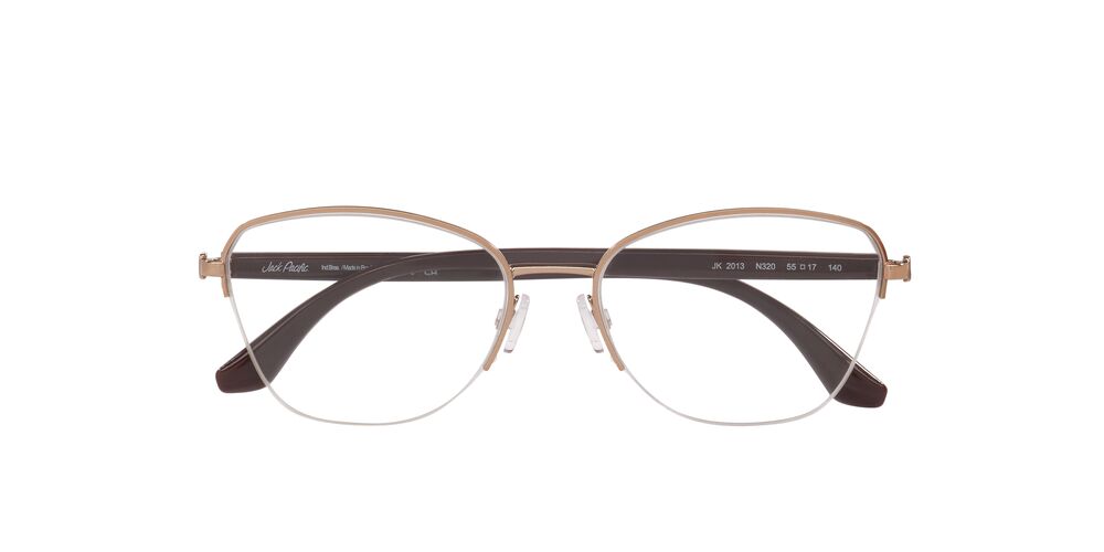 Lentes Oftálmicos Jack Pacific JK2013 Dorado/Vino