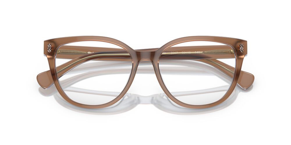Lentes Oftálmicos Ralph RA7153 Cafe/Azul Transp