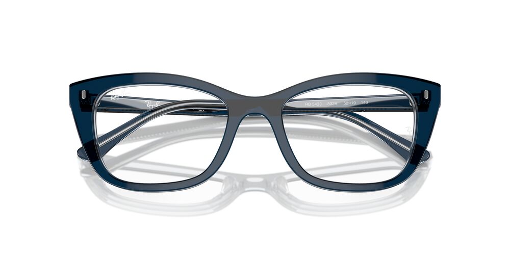 Lentes Oftálmicos Ray-Ban RX5433 Azul Transparente