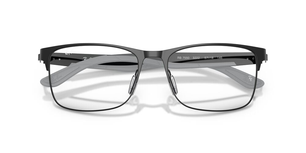 Lentes Oftálmicos Ray-Ban RX7550 Negro