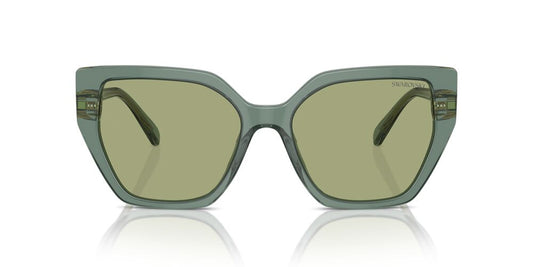 Lentes De Sol Swarovski SK6016 Verde Transparente