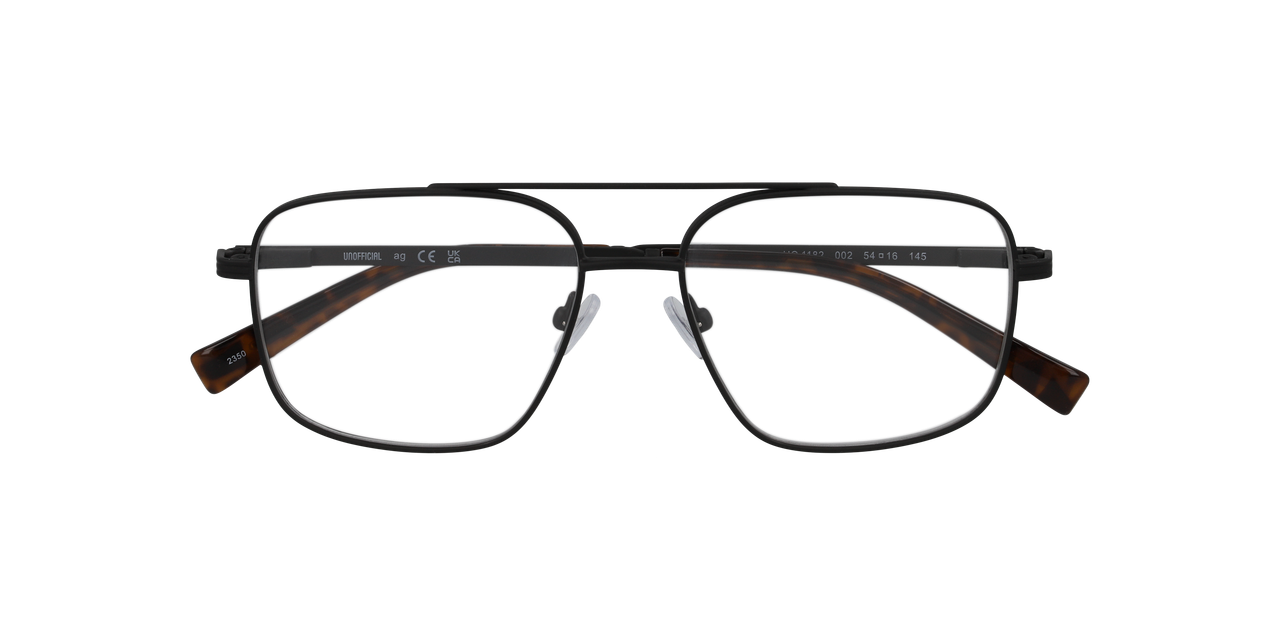 Lentes Oftálmicos Unofficial UO1182 Negro Mate
