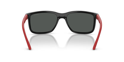 Lentes De Sol Arnette AN4359 Negro Mate/Rojo
