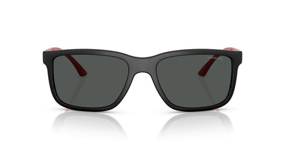 Lentes De Sol Arnette AN4359 Negro Mate/Rojo