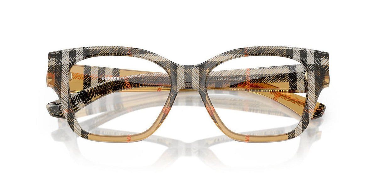 Lentes Oftálmicos Burberry BE2420 Negro/Cafe