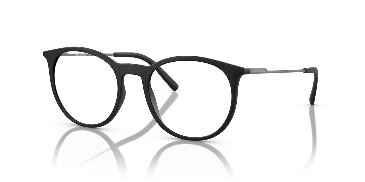 Lentes Oftálmicos Dolce & Gabbana DG5031 Negro/Plat.Osc