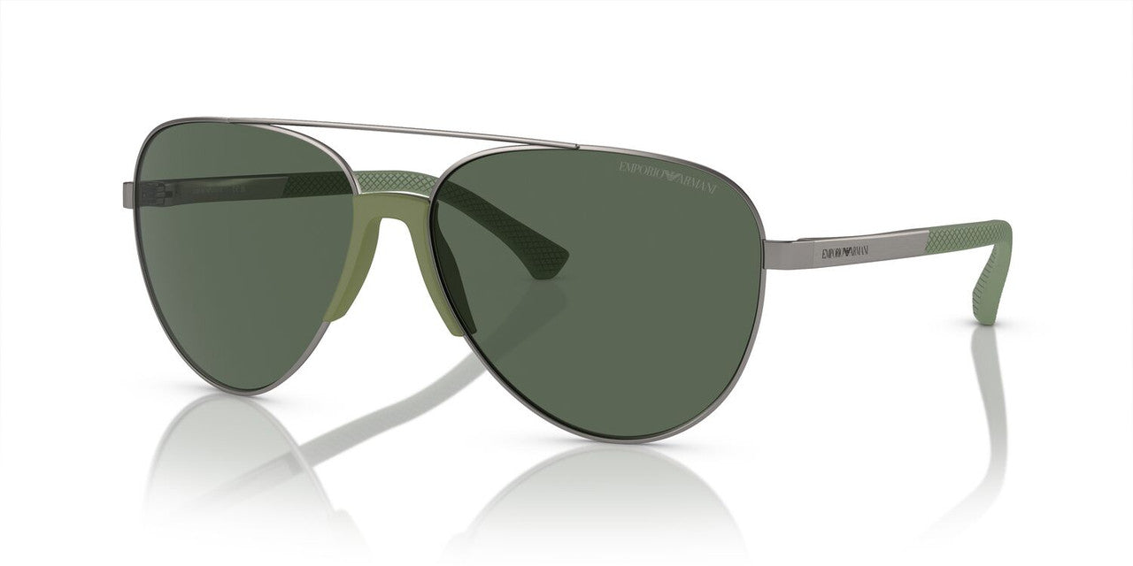 Lentes De Sol Emporio Armani EA2059 Plateado Mate