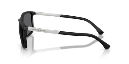 Lentes De Sol Emporio Armani EA4058 Negro/Plateado