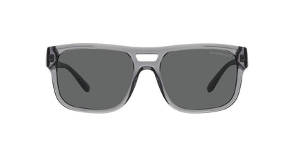Lentes De Sol Emporio Armani EA4197 Gris Transparente
