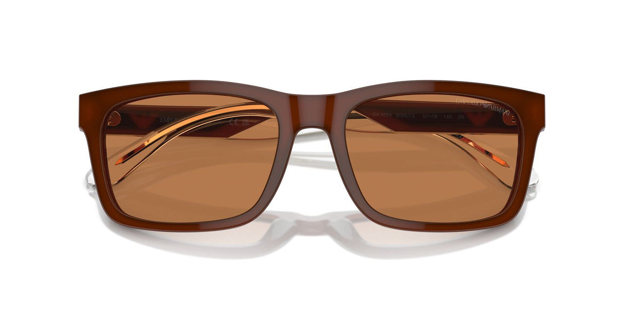 Lentes De Sol Emporio Armani EA4224 Cafe Transparente