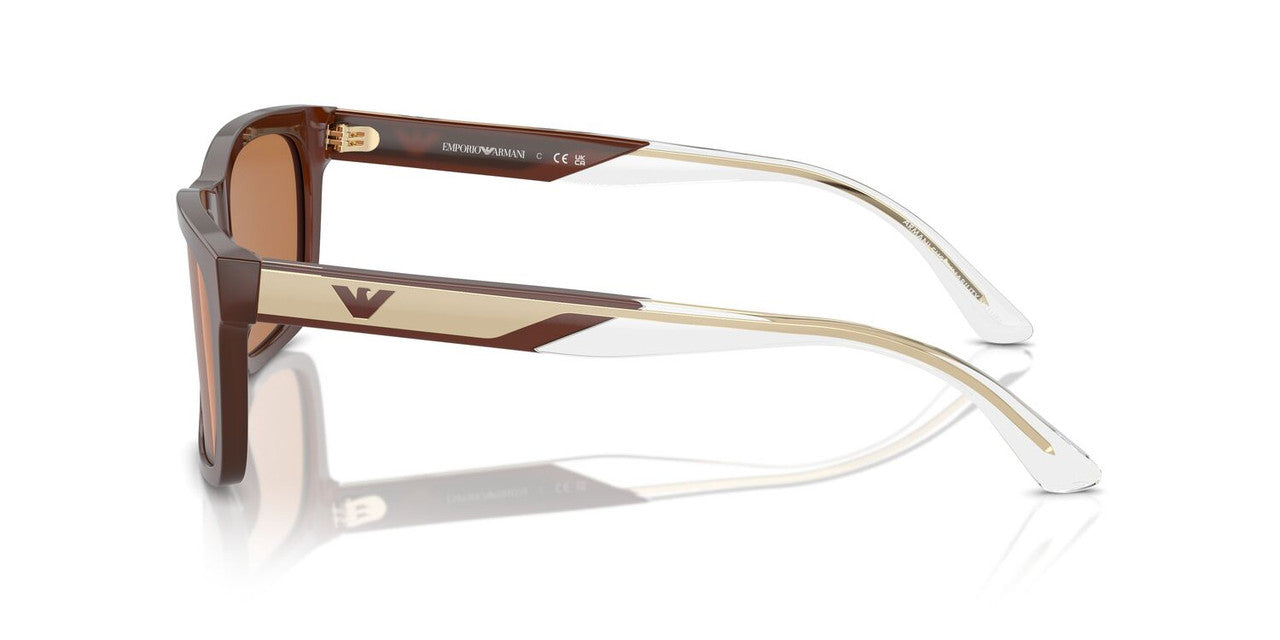 Lentes De Sol Emporio Armani EA4224 Cafe Transparente