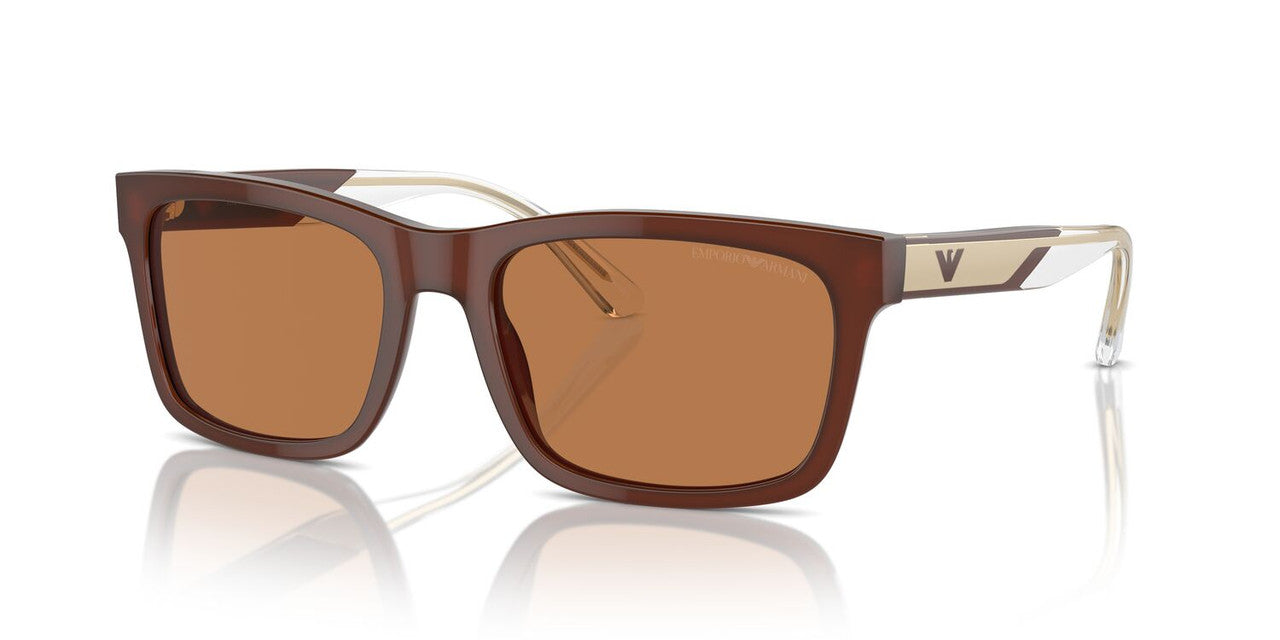 Lentes De Sol Emporio Armani EA4224 Cafe Transparente