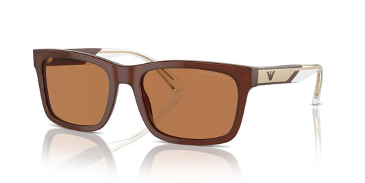 Lentes De Sol Emporio Armani EA4224 Cafe Transparente