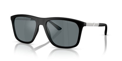 Lentes De Sol Emporio Armani EA4237 Negro Mate/Plateado