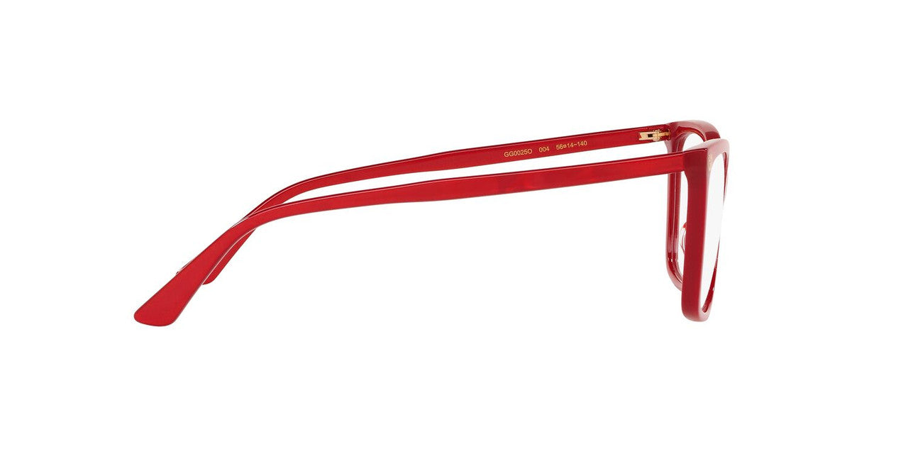 Lentes Oftálmicos Gucci GG0025O Rojo