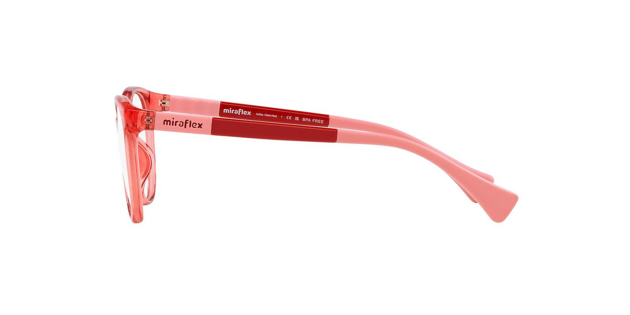 Lentes Oftálmicos Miraflex Jr MF4015 Rojo Transparente