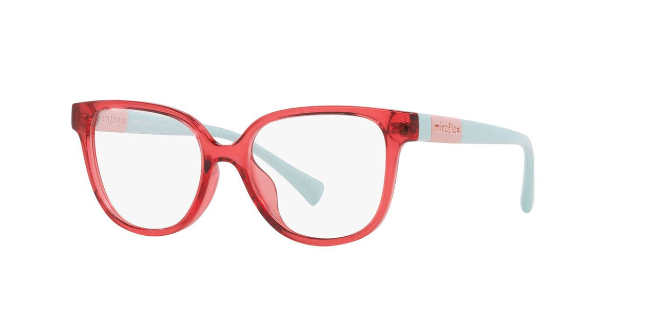 Lentes Oftálmicos Miraflex Jr MF4023 Rojo Transparente