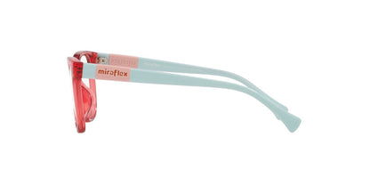 Lentes Oftálmicos Miraflex Jr MF4023 Rojo Transparente