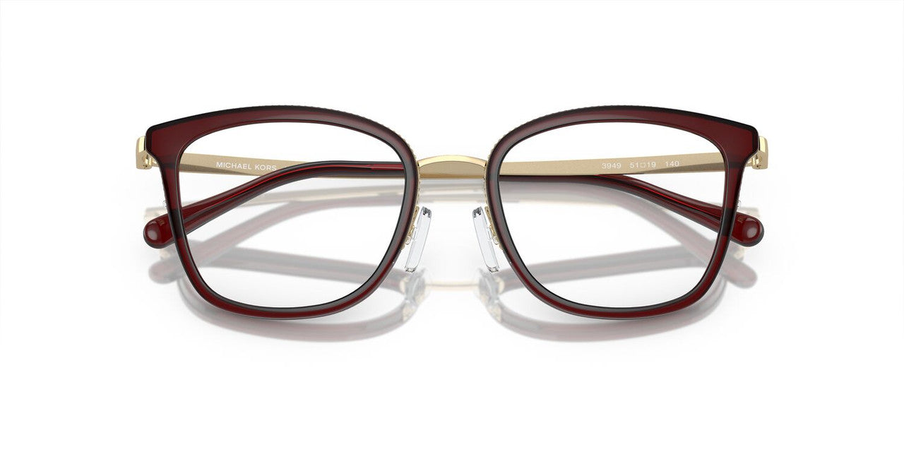 Lentes Oftálmicos Michael Kors MK3032 Rojo/Dorado