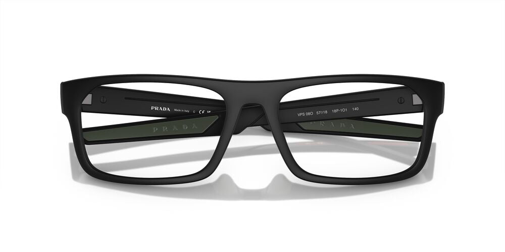 Lentes Oftálmicos Prada Linea Rossa VPS08O Negro – Ópticas Visión