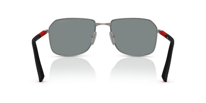 Lentes De Sol Prada Linea Rossa SPSA51 Plateado Oscuro