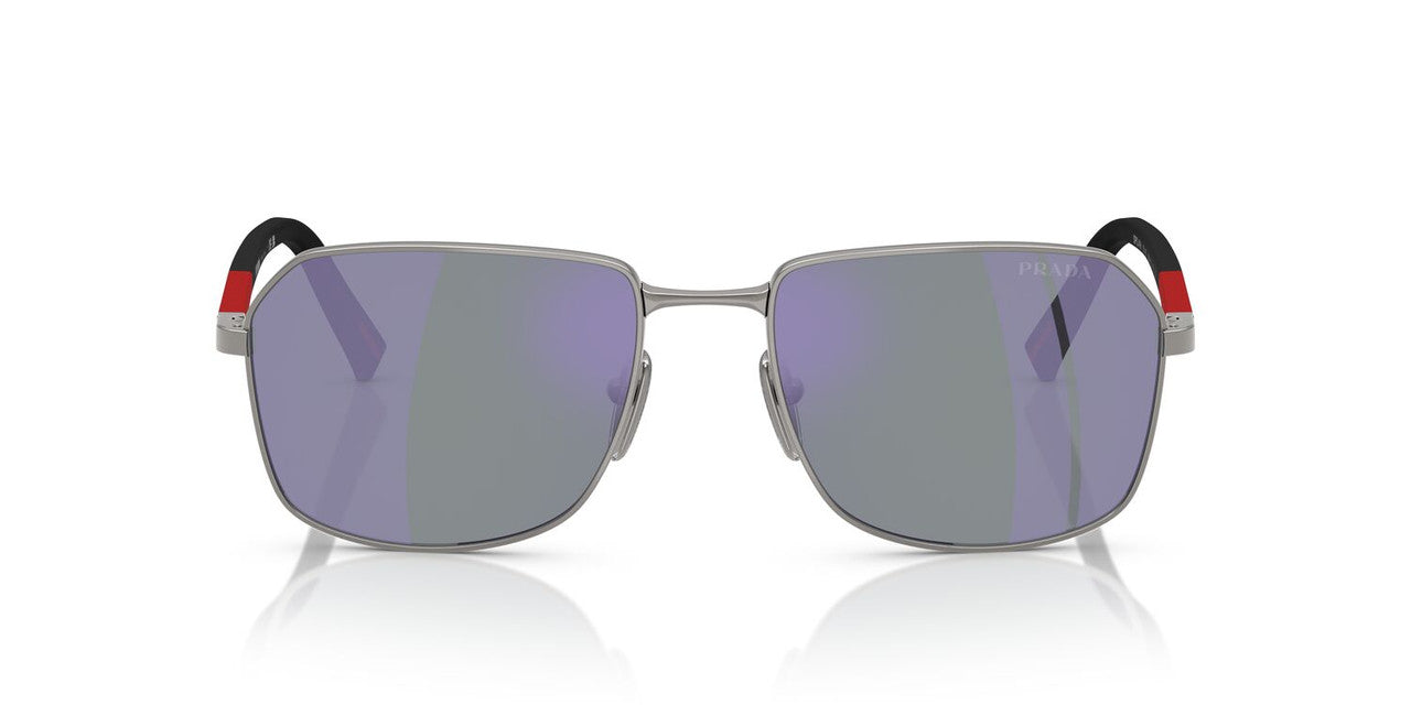 Lentes De Sol Prada Linea Rossa SPSA51 Plateado Oscuro