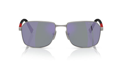 Lentes De Sol Prada Linea Rossa SPSA51 Plateado Oscuro