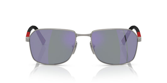 Lentes De Sol Prada Linea Rossa SPSA51 Plateado Oscuro