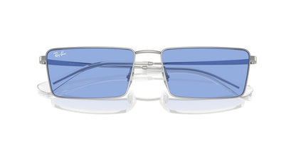 Lentes De Sol Ray-Ban RB3741 Plateado