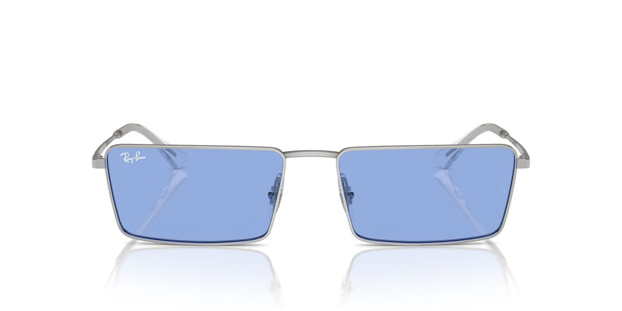 Lentes De Sol Ray-Ban RB3741 Plateado