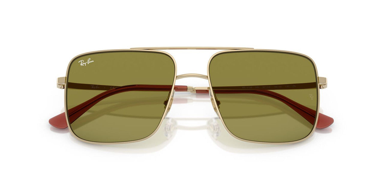 Lentes De Sol Ray-Ban RB3758 Dorado