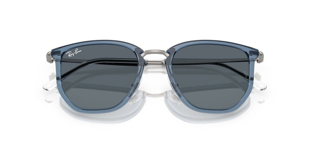 Lentes De Sol Ray-Ban RB4451 Azul Transparente
