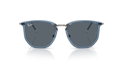 Lentes De Sol Ray-Ban RB4451 Azul Transparente